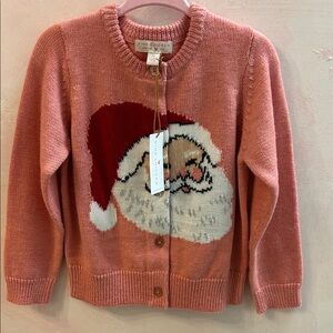NWT Pink Chicken Maude Santa Knit Sweater